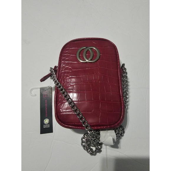 No Boundries Red Phone North/South Crossbody  Bag - Picture 1 of 13